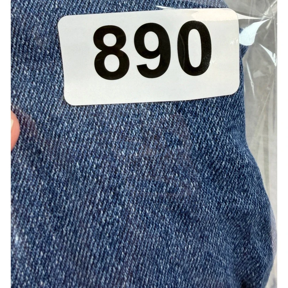Abercrombie Kids Boys Slim Long Jeans Medium Wash Denim Size 7/8 Long